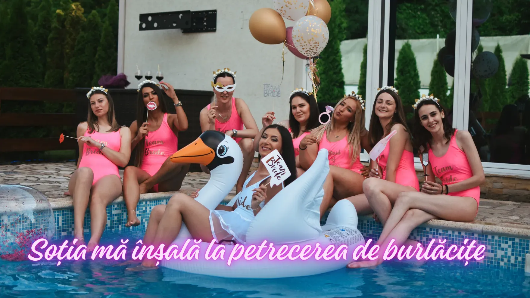 Soția mă înșală la petrecerea de burlăcițe